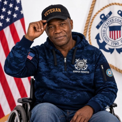 US Coast Guard Quarter Zip Hoodie