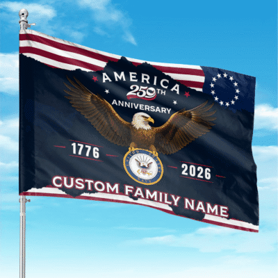 US Navy – America 250th Anniversary US Semiquincentennial Flag