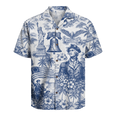 America 250 Years Of Freedom Hawaiian Shirt