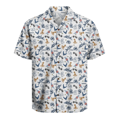US Air Force Veteran Hawaiian Shirt