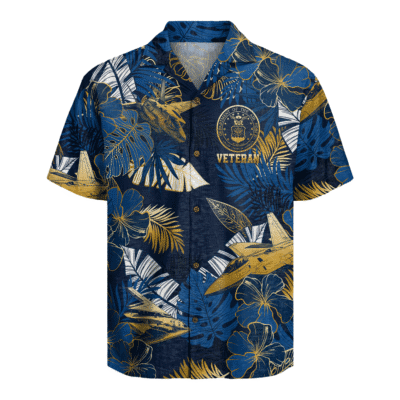 US Air Force Veteran Hawaiian Shirt