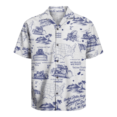 US Navy Seabees Hawaiian Shirt