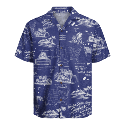 US Navy Seabees Hawaiian Shirt