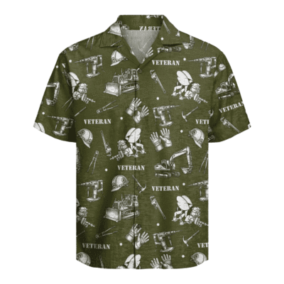 US Navy Seabees Veteran Hawaiian Shirt