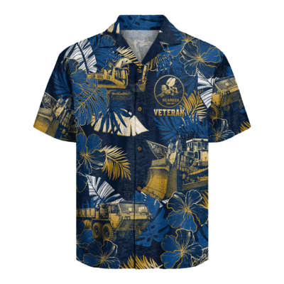 US Navy Seabees Hawaiian Shirt