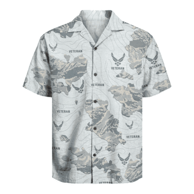 US Air Force Veteran Hawaiian Shirt