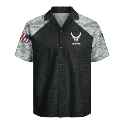 US Air Force Veteran Hawaiian Shirt