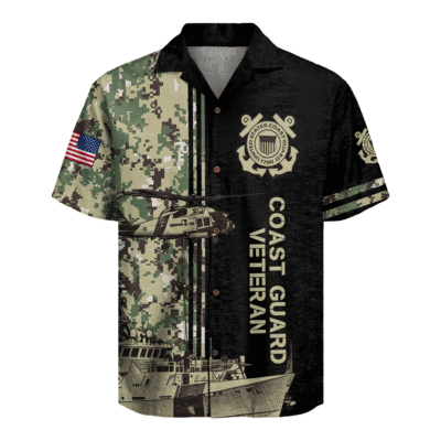US Coast Guard Veteran Hawaiian Shirt
