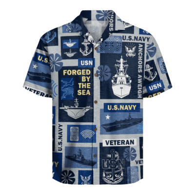 US Navy Veteran Hawaiian Shirt