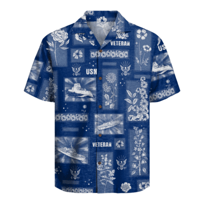 US Navy Veteran Hawaiian Shirt