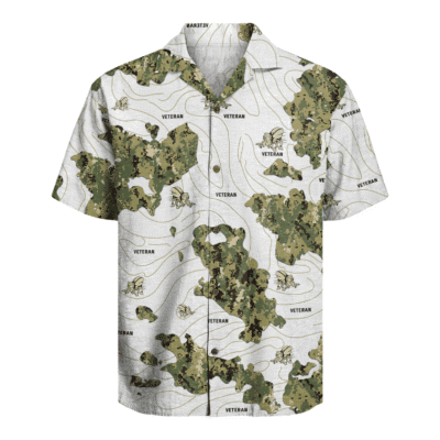 US Navy Seabees Veteran Hawaiian Shirt