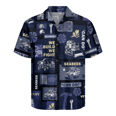 US Navy Seabees Hawaiian Shirt