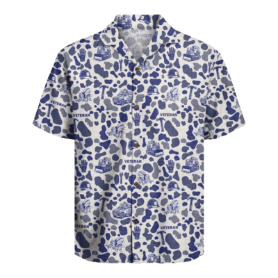 US Navy Seabees Veteran Hawaiian Shirt