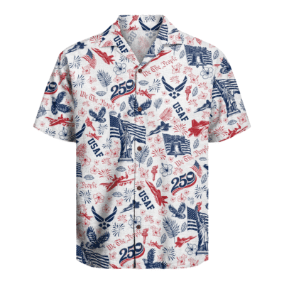 US Air Force – America 250th Anniversary Hawaiian Shirt