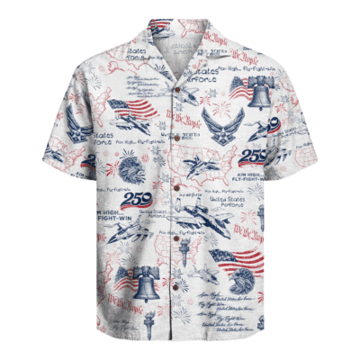US Air Force – America 250th Anniversary Hawaiian Shirt