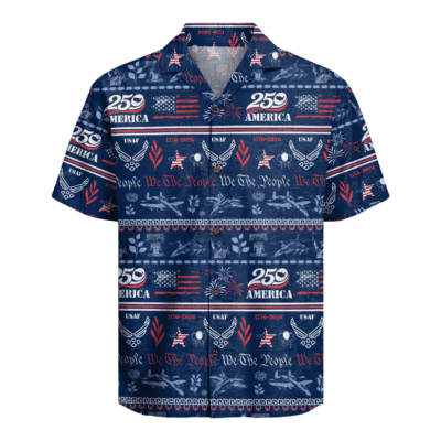 US Air Force – America 250th Anniversary Hawaiian Shirt