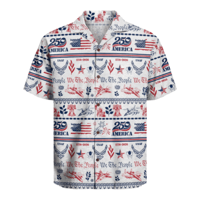 US Air Force – America 250th Anniversary Hawaiian Shirt