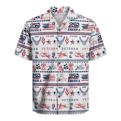 US Air Force – America 250th Anniversary Hawaiian Shirt