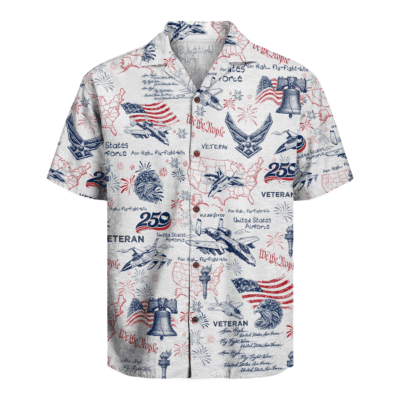 US Air Force – America 250th Anniversary Hawaiian Shirt