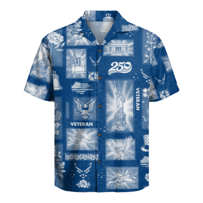US Air Force – America 250th Anniversary Hawaiian Shirt