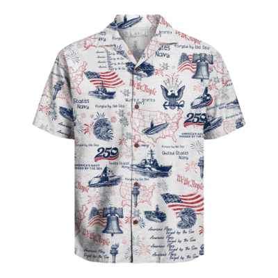 US Navy - America 250th Anniversary Hawaiian Shirt