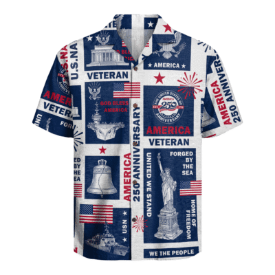 US Navy - America 250th Anniversary Hawaiian Shirt