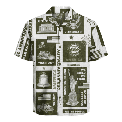 US Seabees - America 250th Anniversary Hawaiian Shirt