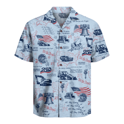 US Seabees - America 250th Anniversary Hawaiian Shirt