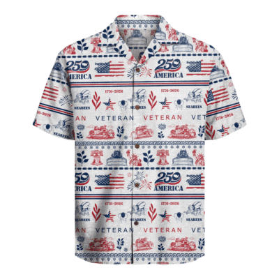US Seabees Veteran - America 250th Anniversary Hawaiian Shirt