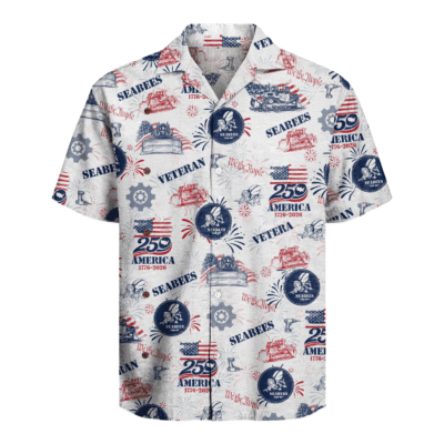 US Seabees Veteran - America 250th Anniversary Hawaiian Shirt