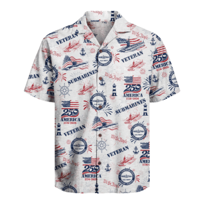 US Submarine - America 250th Anniversary Hawaiian Shirt