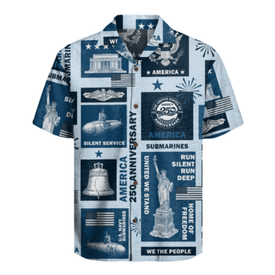 US Submarine - America 250th Anniversary Hawaiian Shirt
