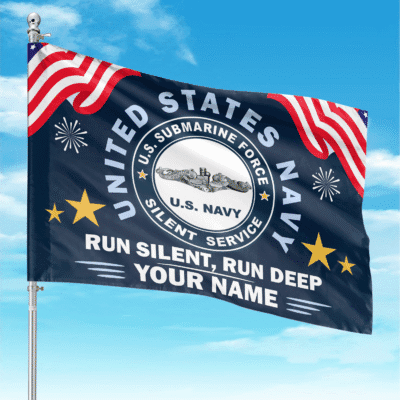 US Navy Submarine - Custom Flag