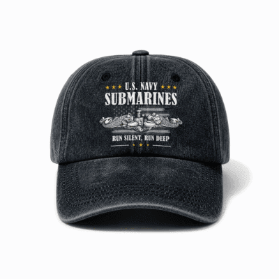 United States Navy Submarine Wash Denim Cap
