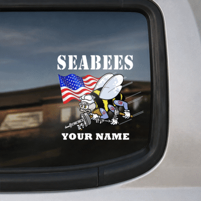 United States Navy Seabees - Custom Decal