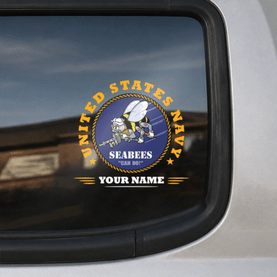United States Navy Seabees - Custom Decal