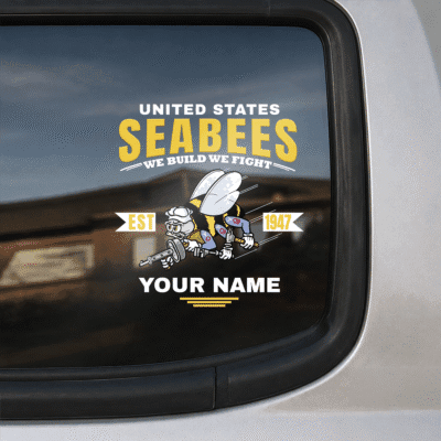 United States Navy Seabees - Custom Decal
