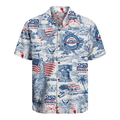 US Air Force – America 250th Anniversary Hawaiian Shirt