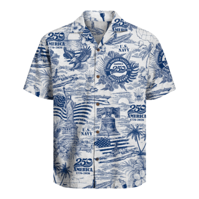 US Navy - America 250th Anniversary Hawaiian Shirt