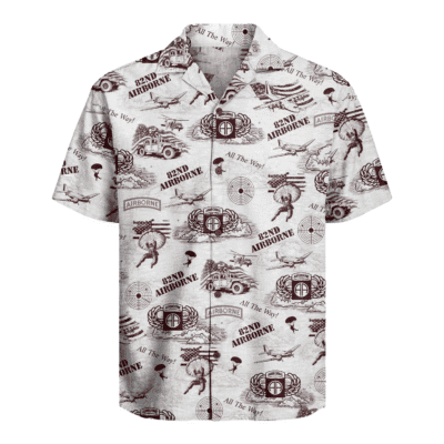 US Army - 82nd AirBorne Division Hawaiian Shirt