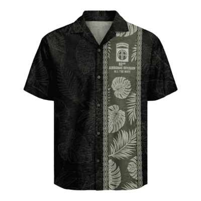 US Army - 82nd AirBorne Division Hawaiian Shirt