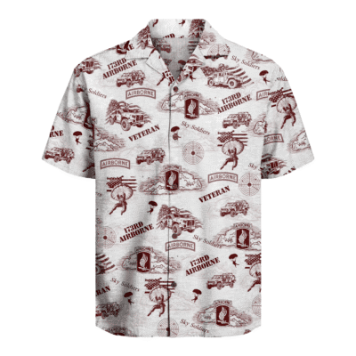 US Army - 173rd Airborne Brigade Veteran Hawaiian Shirt