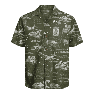 US Army - 173rd Airborne Brigade Veteran Hawaiian Shirt