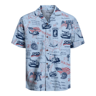 US Army - 173rd Airborne Brigade Hawaiian Shirt