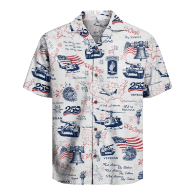 US Army - 173rd Airborne Brigade Hawaiian Shirt