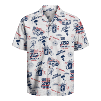 US Army - 173rd Airborne Brigade Hawaiian Shirt