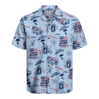 US Army - 173rd Airborne Brigade Hawaiian Shirt