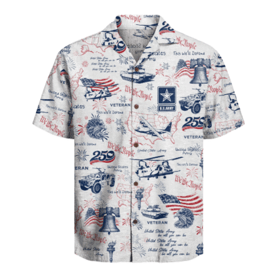 US Army – America 250th Anniversary Veteran Hawaiian Shirt
