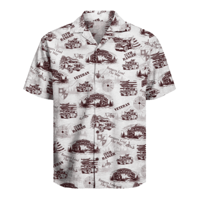 US Army - 75th Ranger Veteran Hawaiian Shirt