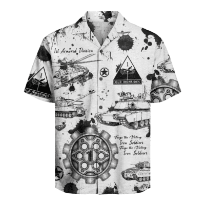 US Army - 1st Armored Division Hawaiian Shirt